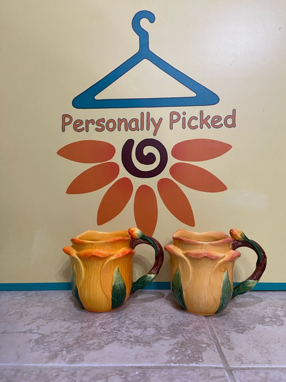 Corner Ruby Garden Collection Mugs